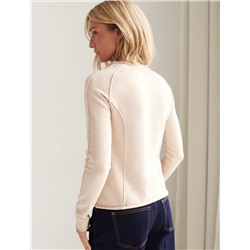 Джемпер тонкой вязки из хлопка с нейлоном