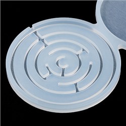 Форма силиконовая для леденцов "Лабиринт" 125*65 мм