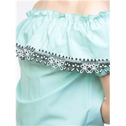 8818 Платье кружевное женское (95% хлопок, 5% полиэстер) размер 50