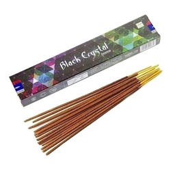 BLACK CRYSTAL Incense, Satya (Благовония ЧЕРНЫЙ КРИСТАЛ, Сатья), 15 г.