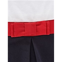 Платье  UD 1809 син/белый