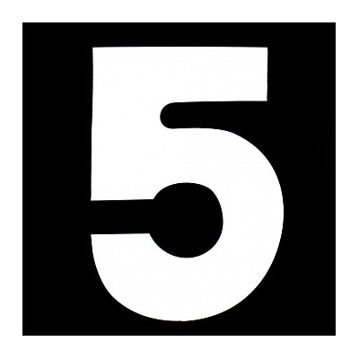 Трафарет для торта "Цифра 5", высота 25 см