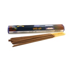 QUICK SALE, Satya (Благовония БЫСТРАЯ ПРОДАЖА, Сатья), шестигранник, 20 палочек.