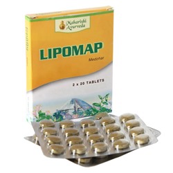 LIPOMAP Maharishi Ayurveda (Липомап, снижение уровня холестерина, Махариши Аюрведа), 40 таб.