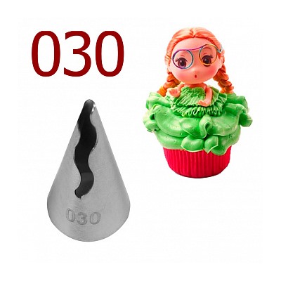 Насадка кондитерская для оборок № 030