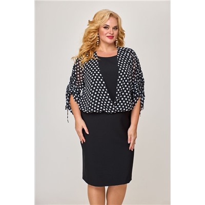 Alani Collection 1779 черный+белый, Платье