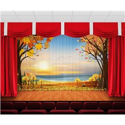 Занавес Осенний пейзаж