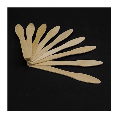 Ложечки деревянные для мороженого 125*17 мм, 50 шт