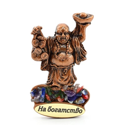Магнит с самоцветами "Хотей малый " 40*75мм