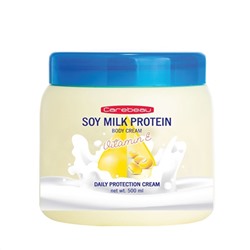 SOY MILK PROTEIN Body Cream VITAMIN E, Carebeau (Крем для тела "Здоровая кожа" С СОЕВЫМ ПРОТЕИНОМ, Кеабью), 500 мл.