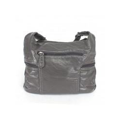 Сумка женская искусственная кожа Guecca-7012,  1отд+карм/перег,  плеч/ремень,  серый 234006