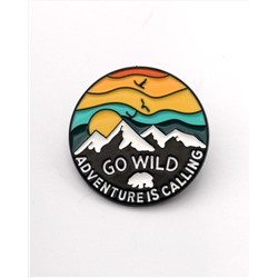 Металлический значок "Путешествия"