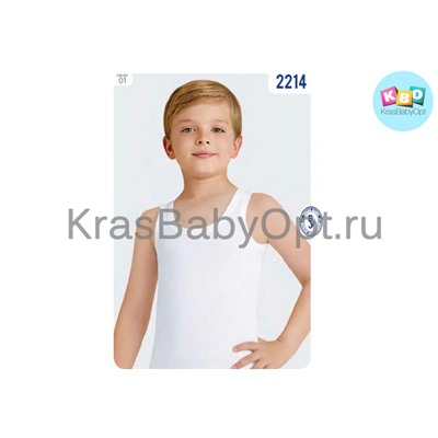 Майка белая для мальчика
