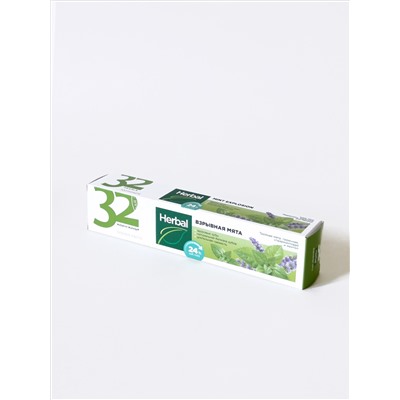 ЗУБ.ПАСТЫ A701-216 32 ЖЕМЧУЖИНЫ HERBAL Взрывная мята 100г