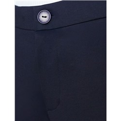 Прямые брюки из джерси на резинке сзади