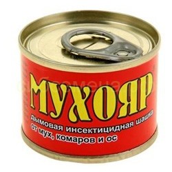 Шашка дымовая Мухояр от ос, комаров и мух 50г