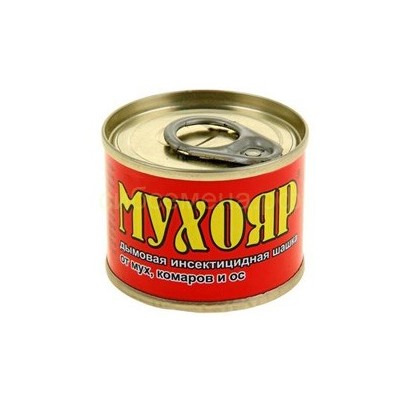Шашка дымовая Мухояр от ос, комаров и мух 50г