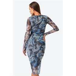 Женское платье сетка миди Happyfox