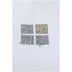 Футболка Аника (белая/коты) Б13493-20М