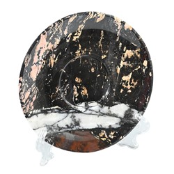 Кружка с блюдцем из яшмы 125*125*95 мм