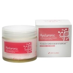 3W CLINIC Крем д/лица с гиалур.кислотой  Hyaluronic Natural Sleep Cream 70г