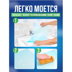 Антибактериальный коврик для холодильника, набор 6 шт Бирюзовый  (3045)
