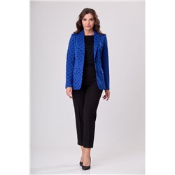 БелЭльСтиль 203-1 13 22+586-1 04 22 василек-дизайн+черный, Брюки,  Жакет