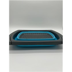 Дуршлаг-мойка складной с раздвижными ручками 26*34 см (в ассортименте)