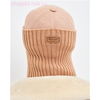 639-K-Д Комплект женский (бейсболка+снуд) (56-58)