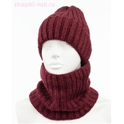 Q 200 D 200 Комплект флис (колпак+снуд) (52-54)