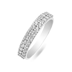 Кольцо из серебра куб.циркон., В10-1031