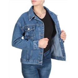 852 BLUE Куртка джинсовая женская (100% хлопок) размер XS - 44 российский