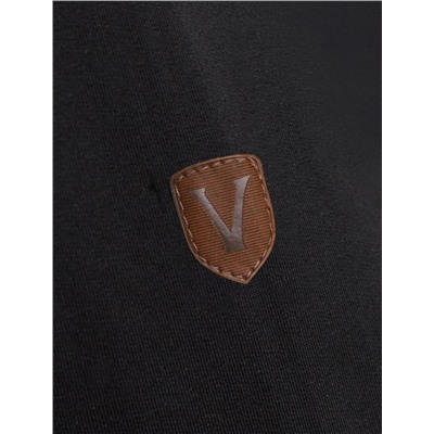 Свитшот с воротом стойкой на молнии из эластичного футера двухнитки