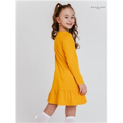 Платье Алиса дл/р горчица 3033