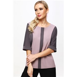 Блузка Розовато-серый