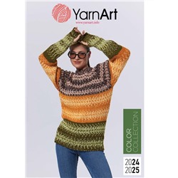 Каталог цветов YarnArt 2024-2025
