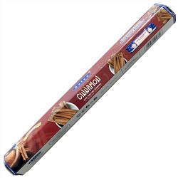 CINNAMON, Satya (Благовония КОРИЦА, Любовь. Удача. Просветление, Сатья), шестигранник, 20 палочек.