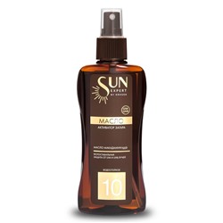 KRASSA SUN EXPERT Масло-активатор загара SPF-10  180мл