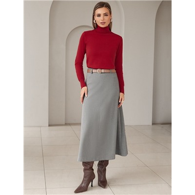 Юбка А-силуэтаиз премиальной костюмной ткани с добавлением лиоцелла