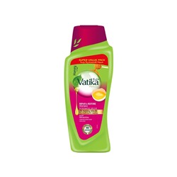 Vatika HONEY AND EGG Repair and Restore Shampoo, Dabur (Ватика МЕД И ЯЙЦО Шампунь ИСЦЕЛЕНИЕ И ВОССТАНОВЛЕНИЕ для поврежденных и секущихся волос, Дабур), 700 мл.