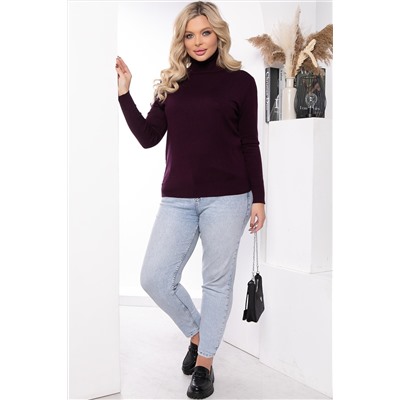 Водолазка Зимняя история (слива) Б14532-20М