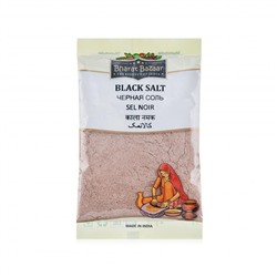 BLACK SALT Powder, Bharat Bazaar (ЧЕРНАЯ СОЛЬ, порошок, Бхарат Базаар), 100 г.