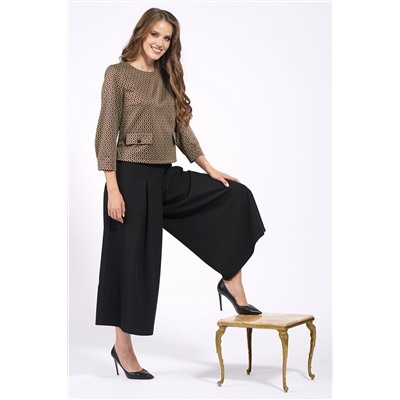 Alani Collection 1783 зеленый, Блуза,  Кюлоты