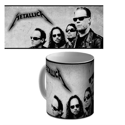 Кружка керамическая "Metallica"