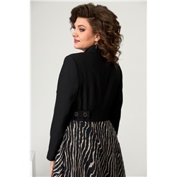 Romanovich Style 1-2468 черный/диагональ, Платье
