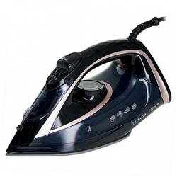 Утюг электрический 2000 Вт DELTA LUX DE-3001 черный с бронзовым