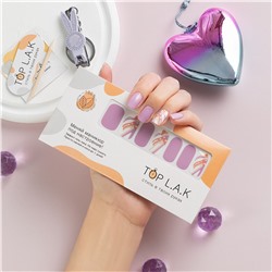 TOP L.A.K, Универсальные лаковые полоски с готовым дизайном № 008