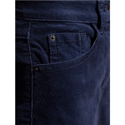 Брюки из эластичного микро-вельвета