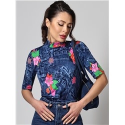 Водолазка Модная история, кокетка