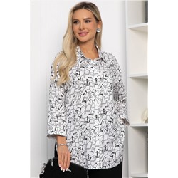 Блуза Твой стиль (черно-белая) Б13793-3М